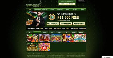 Springbok casino aplicação